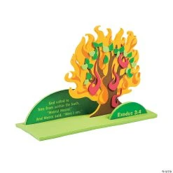 Best reviews of 🔔 3D Burning Bush Stand-Up Craft Kit - Makes 12 ❤️