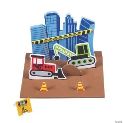 Wholesale π€© 3D Construction VBS Craft Kit - Makes 12 π