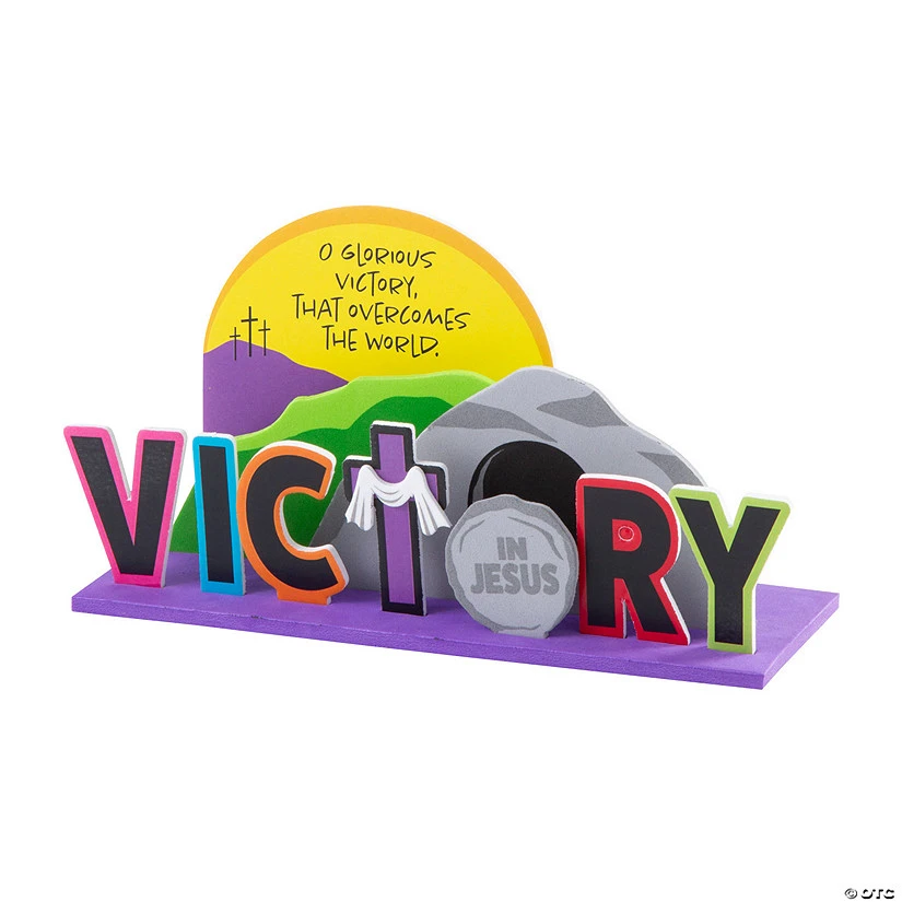 Hot Sale π 3D Easter Victory in Jesus Craft Kit - Makes 12 π 1 Hot Sale π 3D Easter Victory in Jesus Craft Kit - Makes 12 π