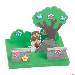 Budget ✨ 3D Jesus in the Garden Craft Kit - Makes 12 ✔️