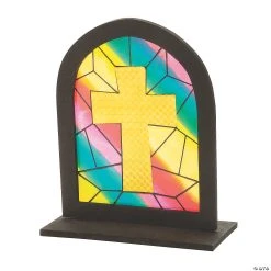 Best Sale 🧨 3D Stained Glass Window Craft Kit - Makes 12 ❤️