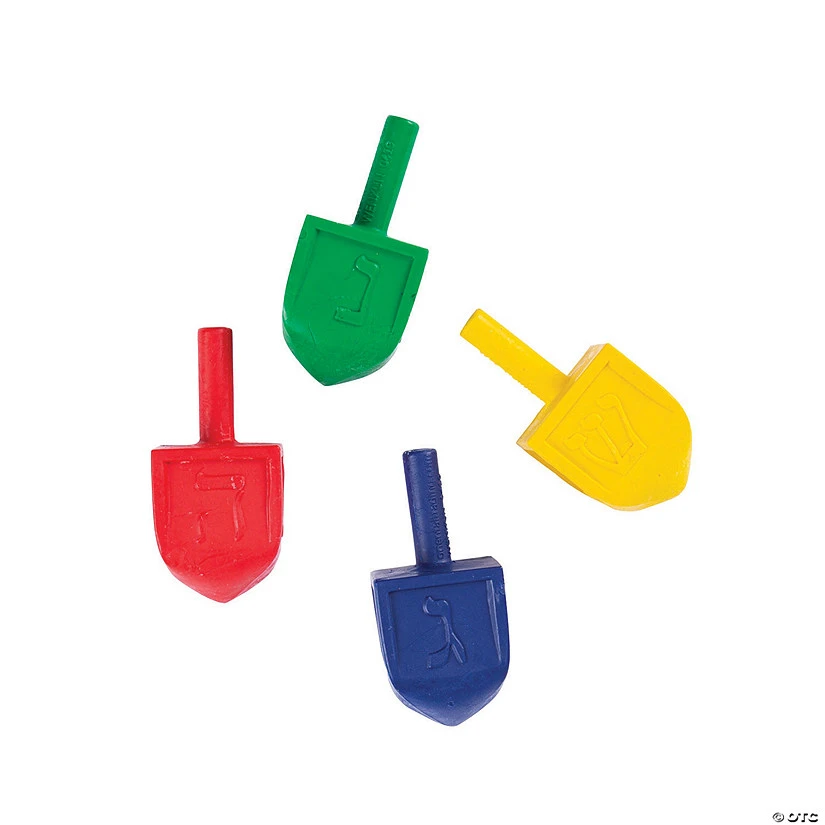 Deals π 4-Color Dreidel-Shaped Crayons - 24 Pc. β 1 Deals π 4-Color Dreidel-Shaped Crayons - 24 Pc. β