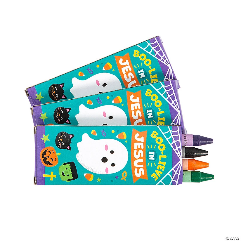 Budget β 4-Color Religious π₯ Halloween Crayons β 24 Boxes π 1 Budget β 4-Color Religious π₯ Halloween Crayons β 24 Boxes π