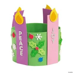Flash Sale ⌛ Advent Candle Stand-Up Wreath - Makes 12 ✔️