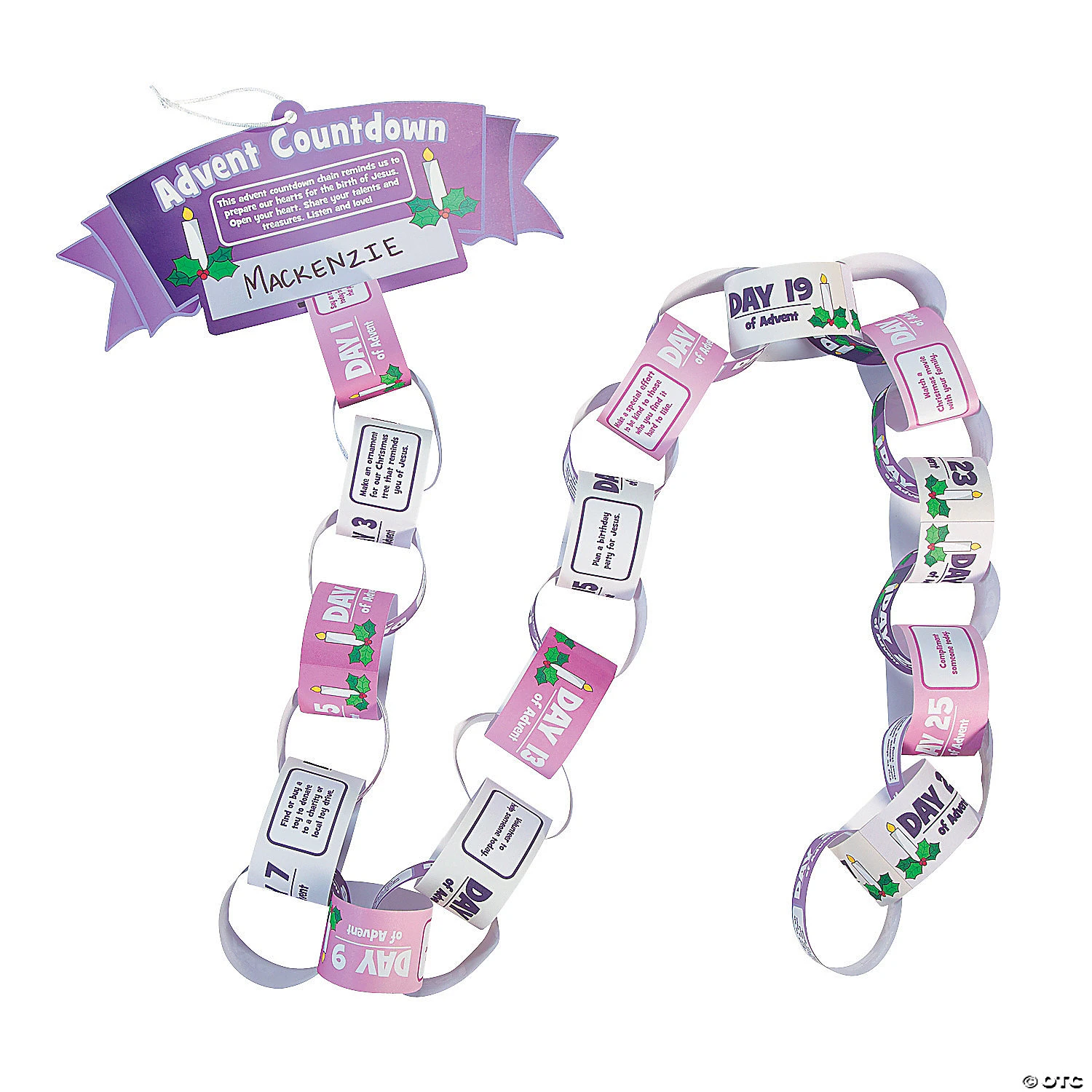 Top 10 π Advent Countdown Paper Chain Craft Kit - Makes 12 βοΈ 1 Top 10 π Advent Countdown Paper Chain Craft Kit - Makes 12 βοΈ