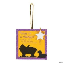 Coupon 🛒 Away in a Manger Christmas Ornament Craft Kit - Makes 12 🥰