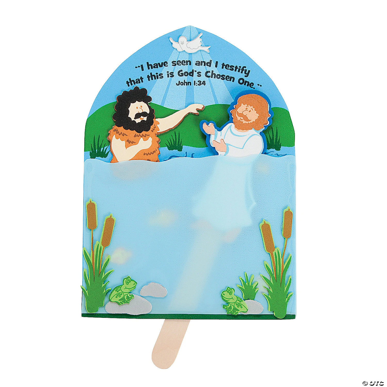 Wholesale π Baptism of Jesus Craft Kit- Makes 12 π 1 Wholesale π Baptism of Jesus Craft Kit- Makes 12 π