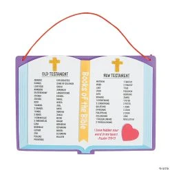 Deals 🛒 Books of the Bible Sign Craft Kit- Makes 12 🎁