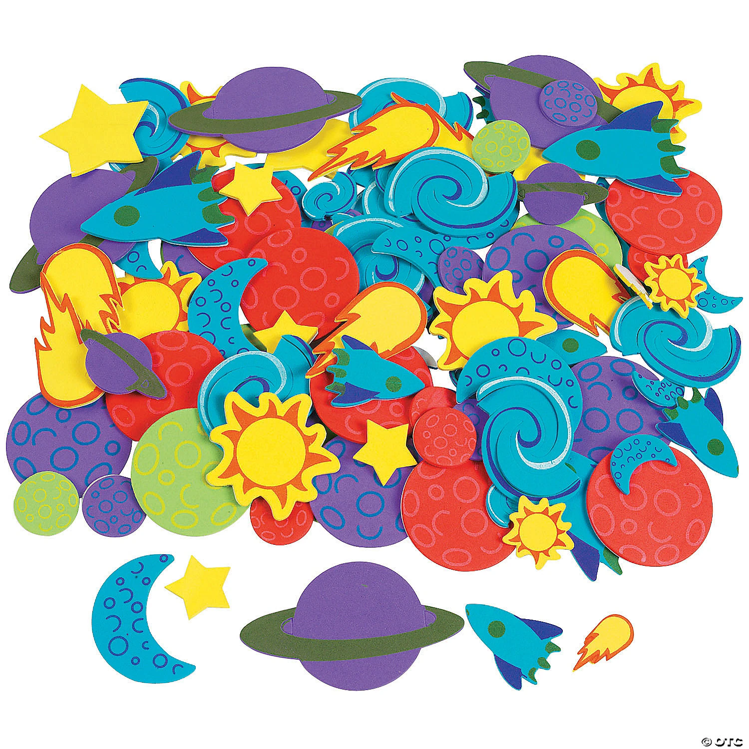 Brand new π Bulk Space Self-Adhesive Shapes - 500 Pc. β 1 Brand new π Bulk Space Self-Adhesive Shapes - 500 Pc. β