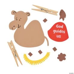 Religious Crafts Shop -Religious Crafts Sales camel clothespin craft kit makes 1213649595 a01