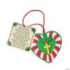 Best reviews of ❤️ Candy Cane Heart Ornament Craft Kit - Makes 12 ✔️