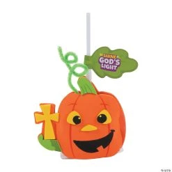 Cheap 🧨 Christian Pumpkin Lollipop Craft Kit - Makes 12 ❤️
