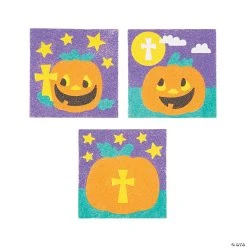 Cheap β¨ Christian Pumpkin Sand Art Pictures - 12 Pc. π
