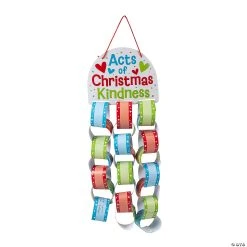 Promo ⭐ Christmas Kindness Chain Mobile Craft Kit - Makes 12 ✔️
