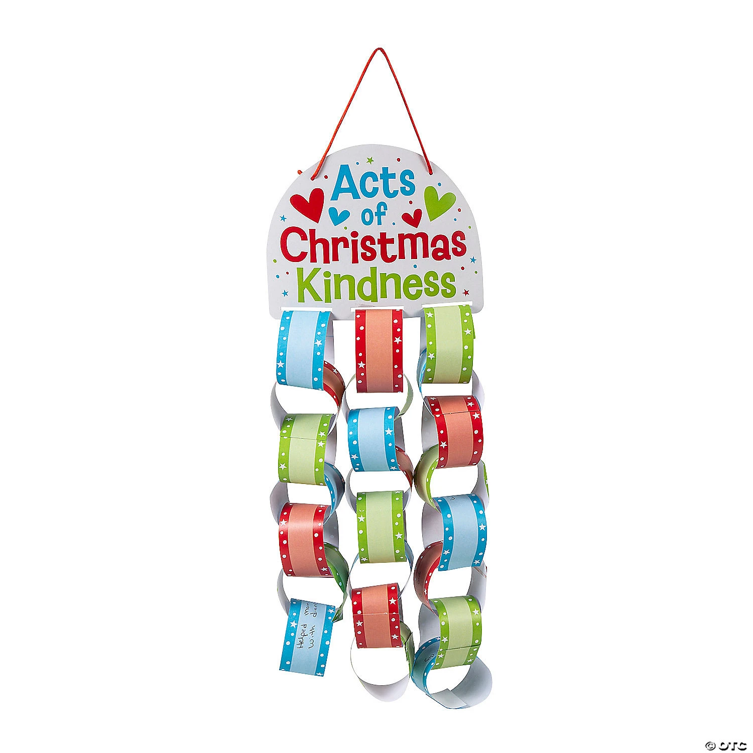 Promo ⭐ Christmas Kindness Chain Mobile Craft Kit - Makes 12 ✔️ 1 Promo ⭐ Christmas Kindness Chain Mobile Craft Kit - Makes 12 ✔️