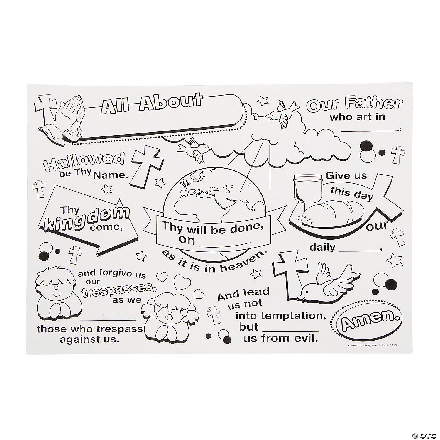 Best reviews of 🥰 Color Your Own All About the Lord’s Prayer Posters - 30 Pc. 🔥 2 Best reviews of 🥰 Color Your Own All About the Lord’s Prayer Posters - 30 Pc. 🔥 - Image 2