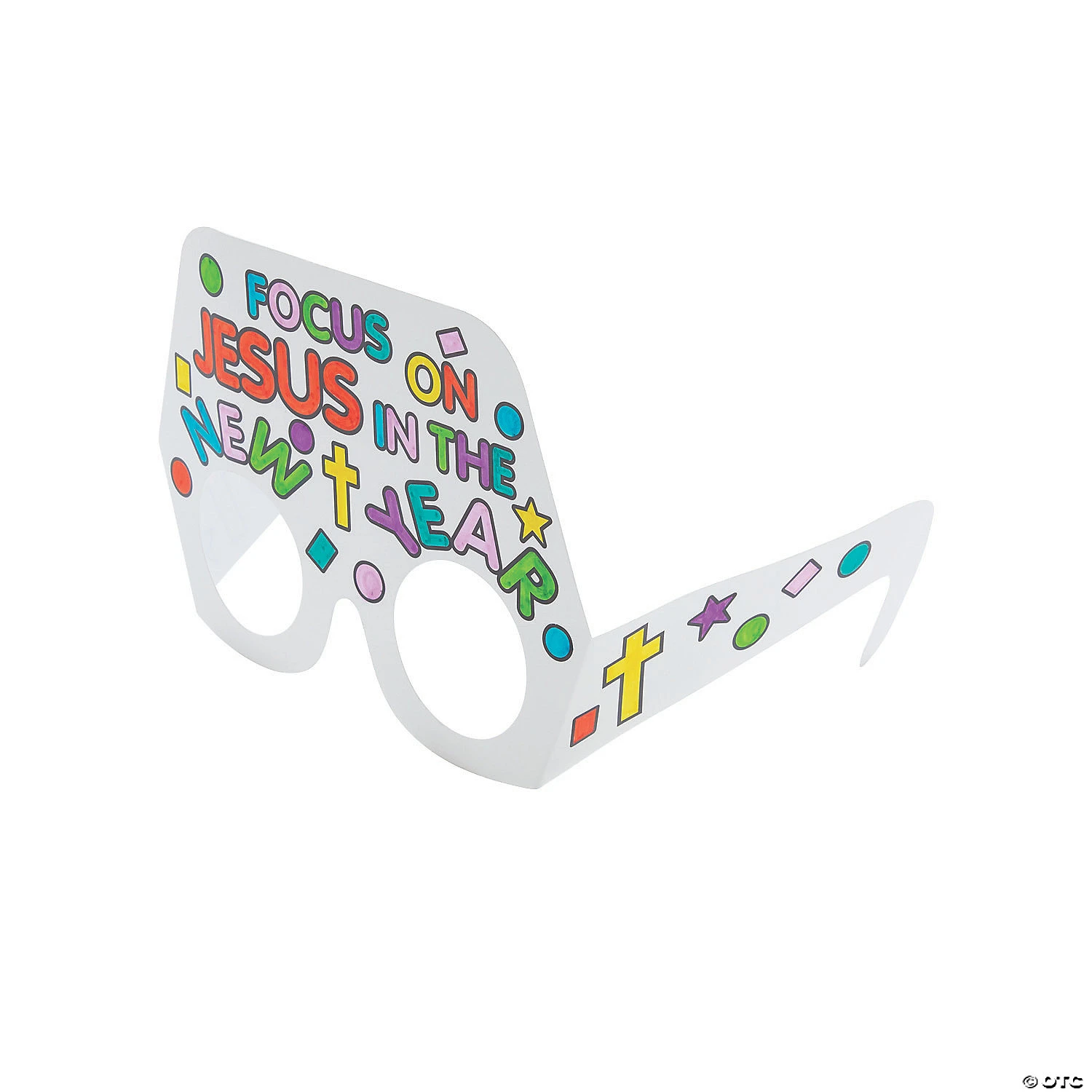 Wholesale ✨ Color Your Own Blessed New Year Glasses - 12 Pc. ⌛ 2 Wholesale ✨ Color Your Own Blessed New Year Glasses - 12 Pc. ⌛ - Image 2