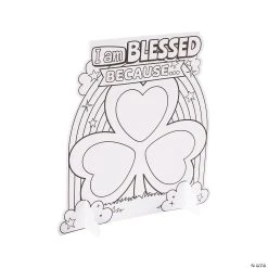 Deals β€οΈ Color Your Own Blessings Shamrocks - 12 Pc. β