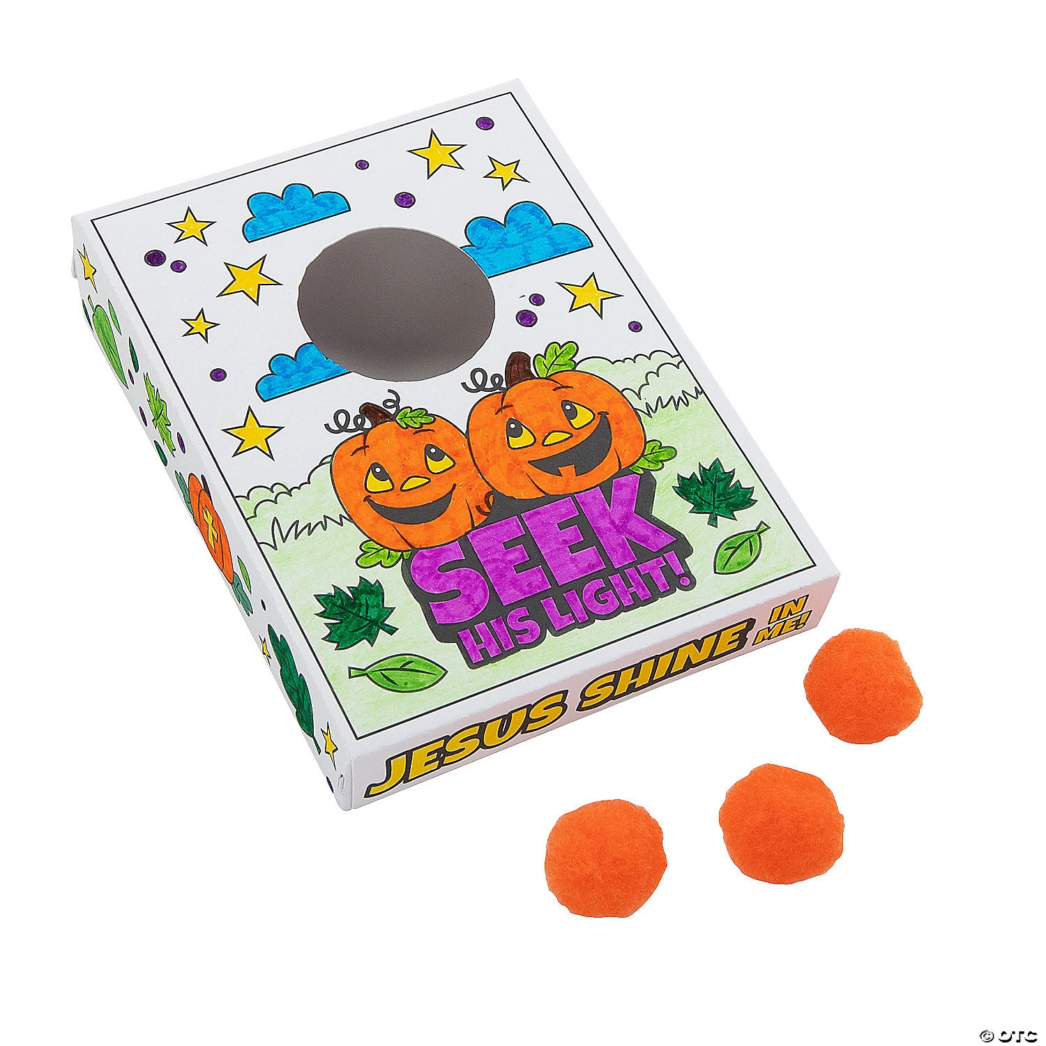 Discount 🤩 Color Your Own Christian Pumpkin Games - 12 Pc. ✔️ 2 Discount 🤩 Color Your Own Christian Pumpkin Games - 12 Pc. ✔️ - Image 2
