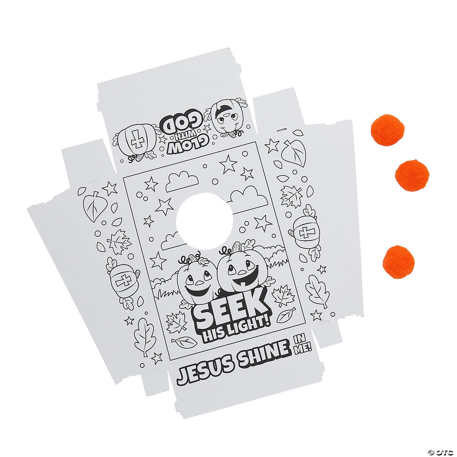 Discount 🤩 Color Your Own Christian Pumpkin Games - 12 Pc. ✔️ 3 Discount 🤩 Color Your Own Christian Pumpkin Games - 12 Pc. ✔️ - Image 3
