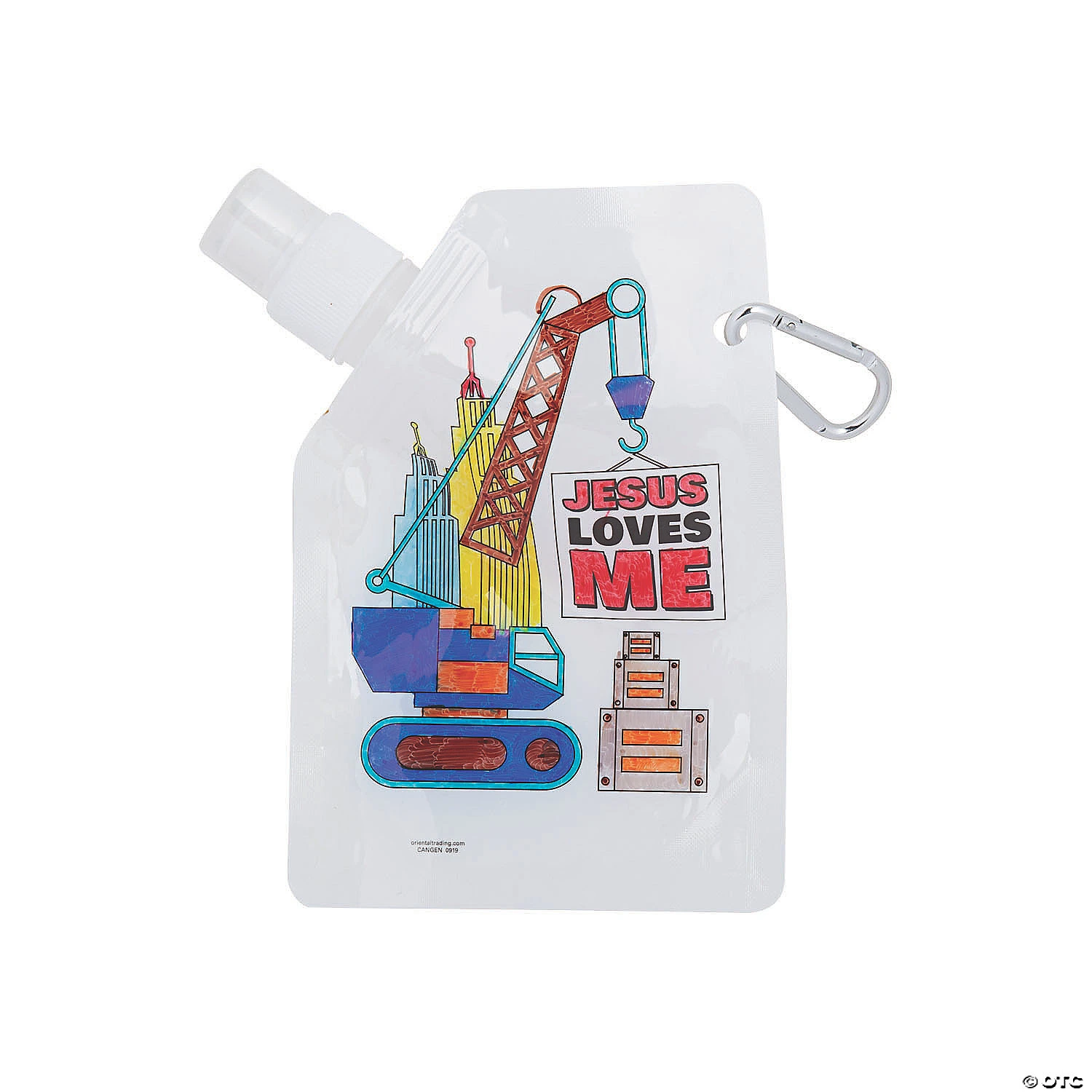 Deals π Color Your Own Construction VBS Collapsible Water Bottles - 12 Pc. π₯ 2 Deals π Color Your Own Construction VBS Collapsible Water Bottles - 12 Pc. π₯ - Image 2
