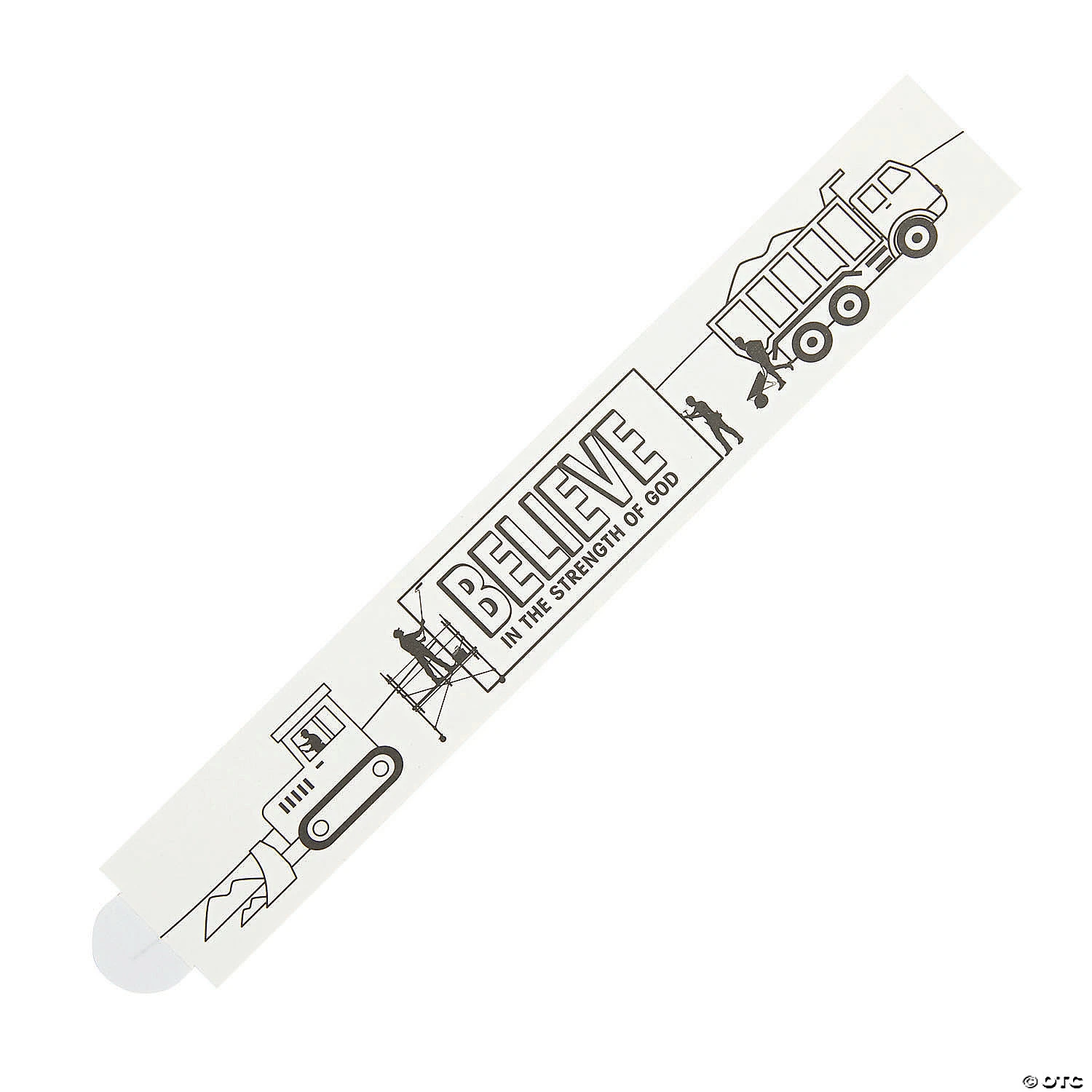 Wholesale ⌛ Color Your Own Construction VBS Paper Bracelets - 50 Pc. ✨ 1 Wholesale ⌛ Color Your Own Construction VBS Paper Bracelets - 50 Pc. ✨