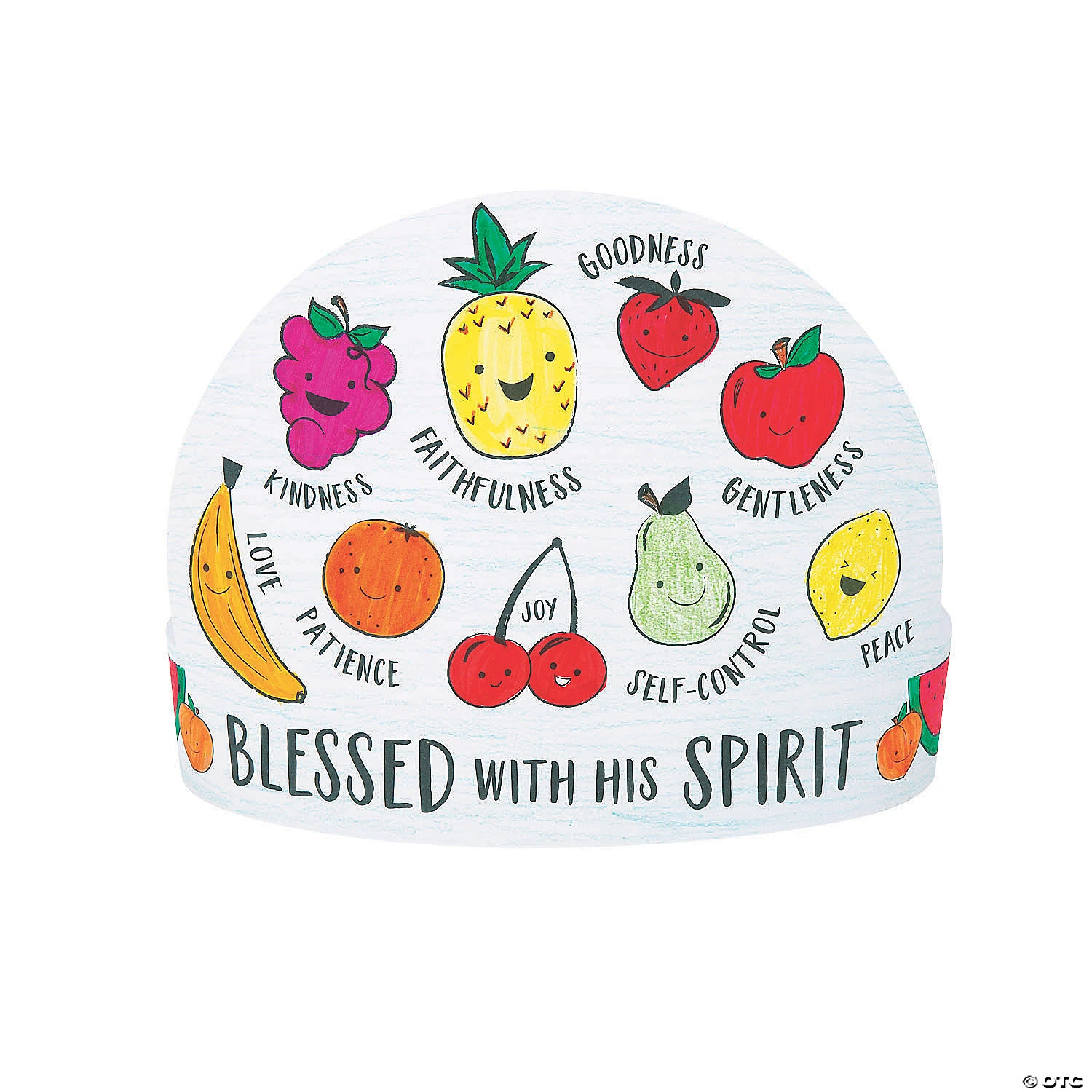 Buy π Color Your Own Fruit of the Spirit Crowns - 12 Pc. β¨ 2 Buy π Color Your Own Fruit of the Spirit Crowns - 12 Pc. β¨ - Image 2