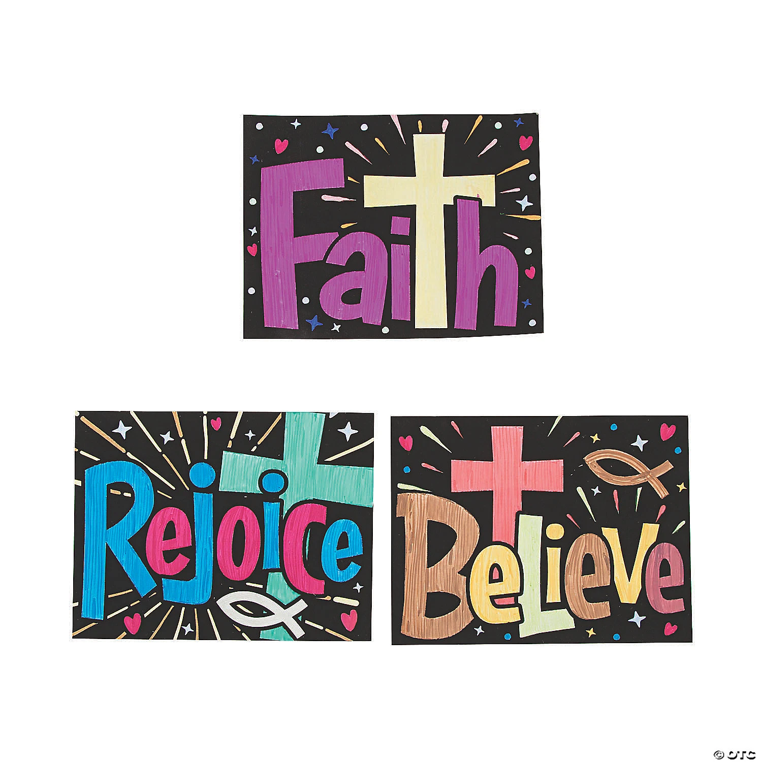 Budget 𧨠Color Your Own Fuzzy Faith Posters - 24 Pc. π 2 Budget 𧨠Color Your Own Fuzzy Faith Posters - 24 Pc. π - Image 2