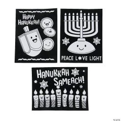Discount π€© Color Your Own Fuzzy Hanukkah Posters - 24 Pc. β€οΈ