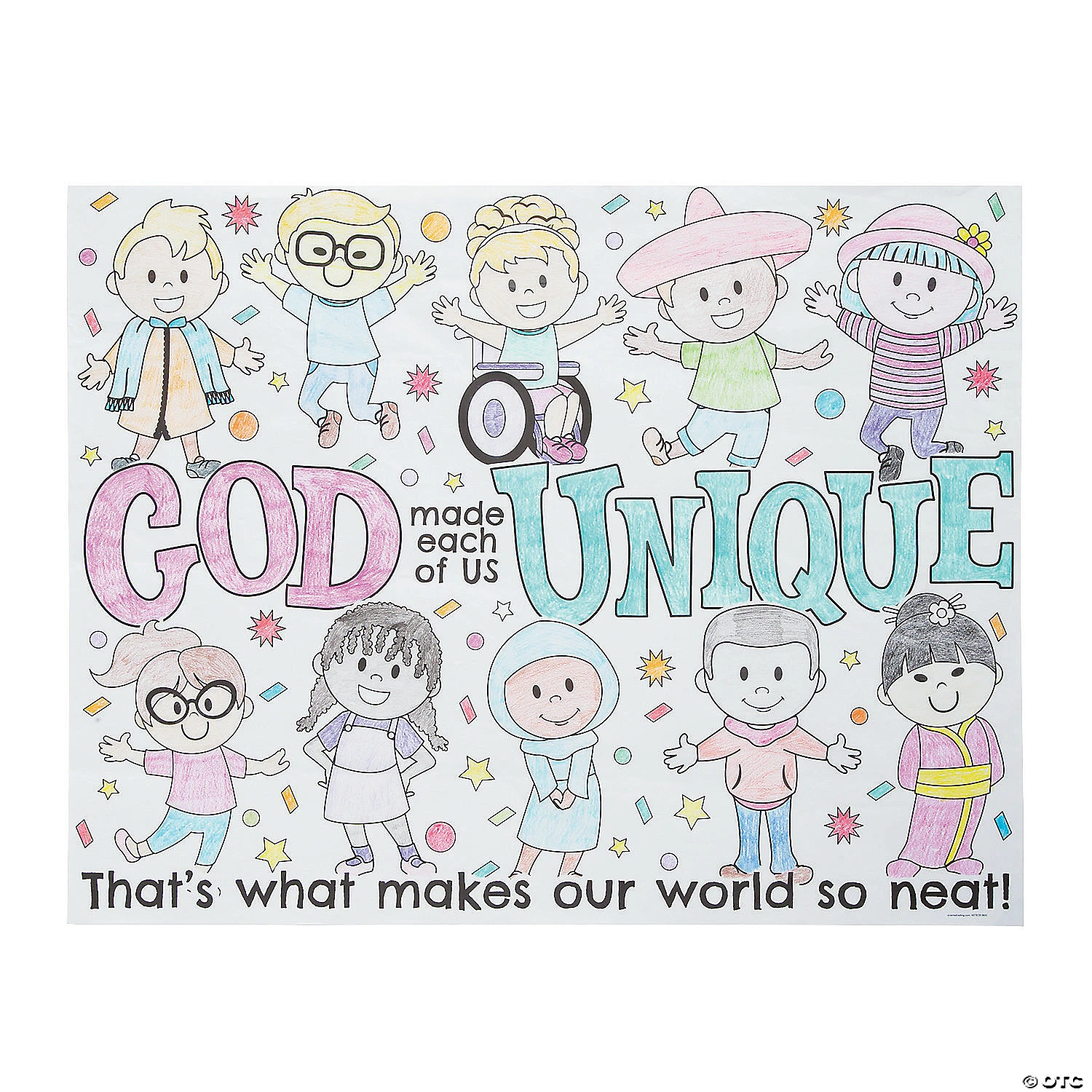 Deals π Color Your Own God Made Each of Us Unique Posters - 30 Pc. π 2 Deals π Color Your Own God Made Each of Us Unique Posters - 30 Pc. π - Image 2