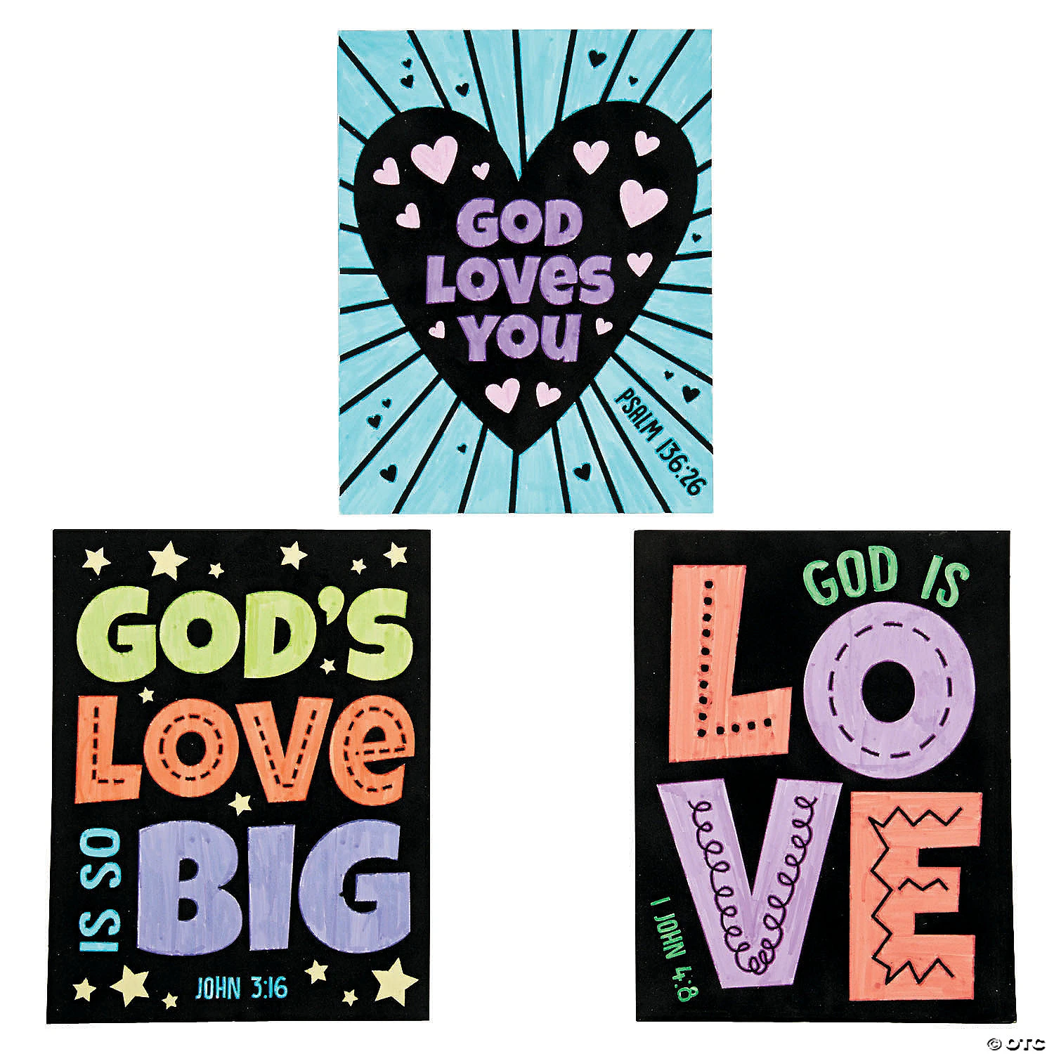 Buy ✔️ Color Your Own God’s Love Fuzzy Posters - 24 Pc. ✨ 2 Buy ✔️ Color Your Own God’s Love Fuzzy Posters - 24 Pc. ✨ - Image 2