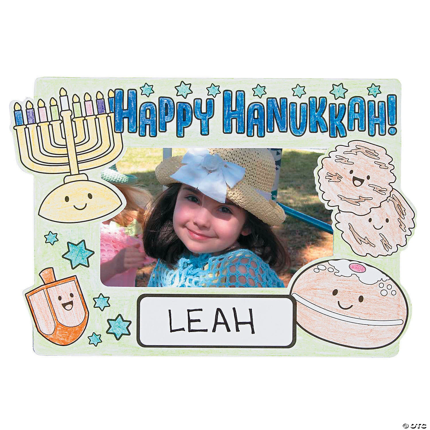New ✨ Color Your Own Hanukkah Picture Frames - 12 Pc. ✨ 2 New ✨ Color Your Own Hanukkah Picture Frames - 12 Pc. ✨ - Image 2