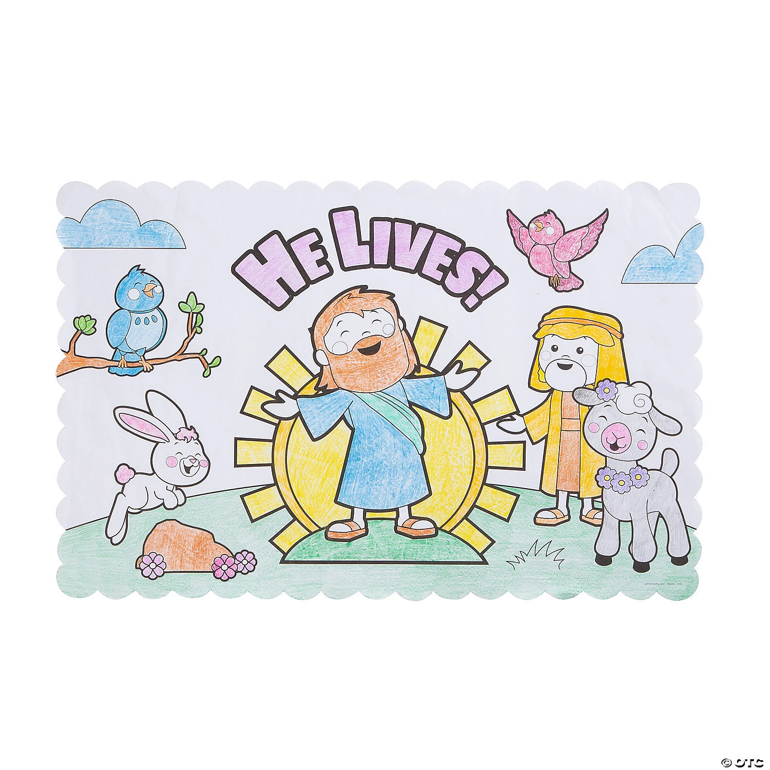 Best reviews of 𧨠Color Your Own He Lives Placemats - 12 Pc. π― 2 Best reviews of 𧨠Color Your Own He Lives Placemats - 12 Pc. π― - Image 2