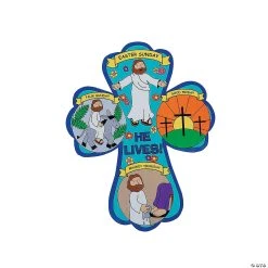 New π Color Your Own Holy Week Crosses - 12 Pc. βοΈ