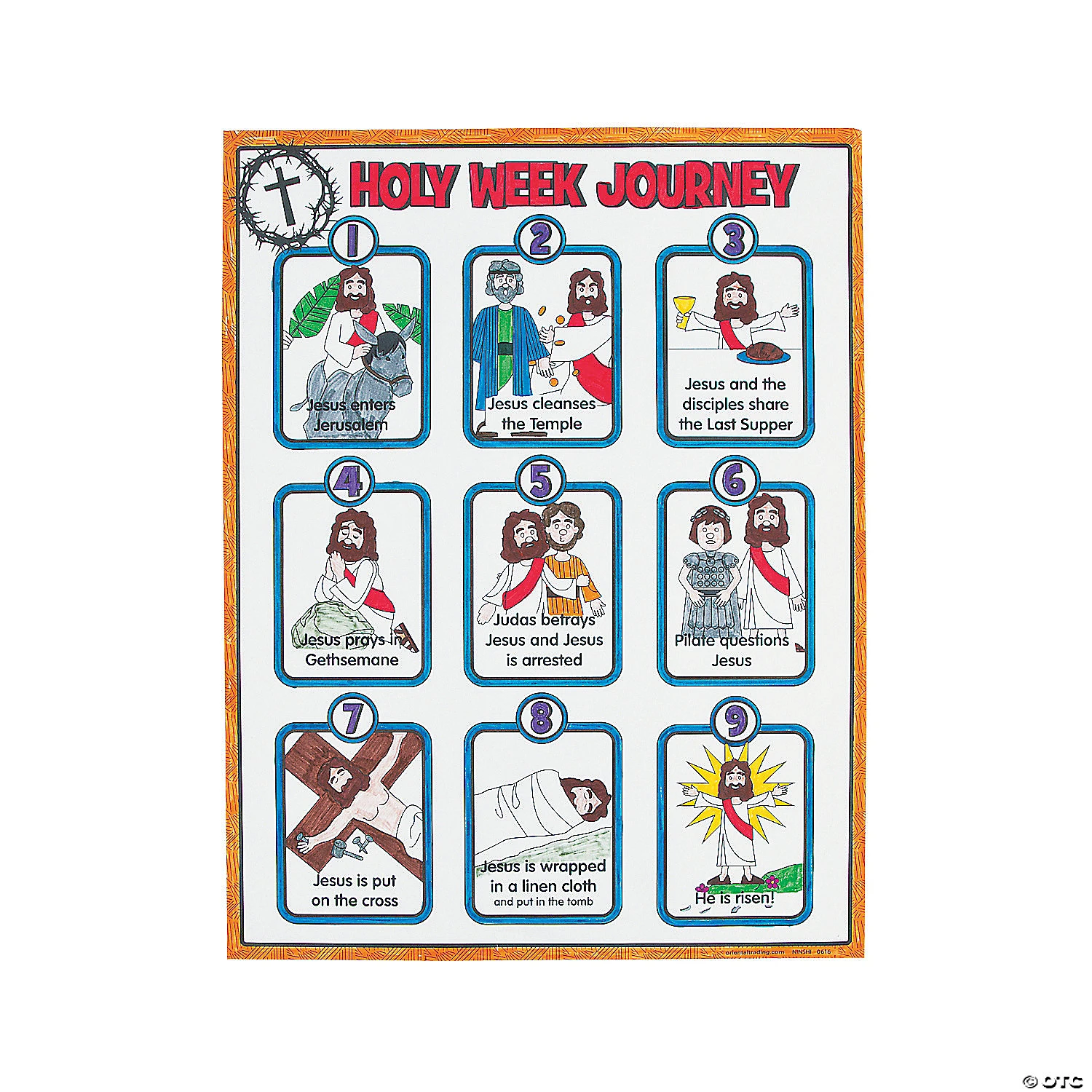 Discount ✔️ Color Your Own “Holy Week Journey” Posters - 30 Pc. 😀 2 Discount ✔️ Color Your Own “Holy Week Journey” Posters - 30 Pc. 😀 - Image 2