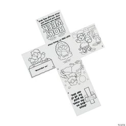 Coupon 🎁 Color Your Own Holy Week Story Crosses - 12 Pc. ⌛
