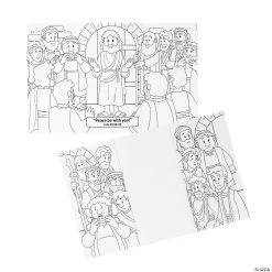 Wholesale π Color Your Own Jesus Appears to His Followers Folded Scenes - 12 Pc. π₯°
