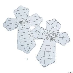 Buy β Color Your Own Jesus Covers All Our Sins Crosses - 12 Pc. π 5 Buy β Color Your Own Jesus Covers All Our Sins Crosses - 12 Pc. π -Religious Crafts Sales color your own jesus covers all our sins crosses 12 pc 13757447 a02