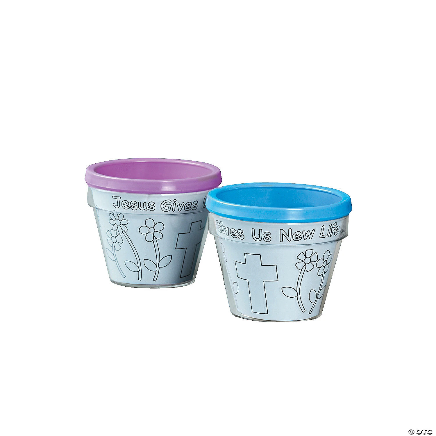 Best deal π Color Your Own Jesus Gives Us New Life Flowerpots - 12 Pc. β 2 Best deal π Color Your Own Jesus Gives Us New Life Flowerpots - 12 Pc. β - Image 2