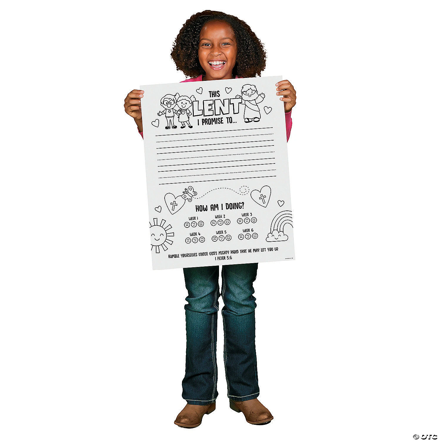 Best Sale ✔️ Color Your Own Lent Promises Posters - 30 Pc. ✨ 4 Best Sale ✔️ Color Your Own Lent Promises Posters - 30 Pc. ✨ - Image 4
