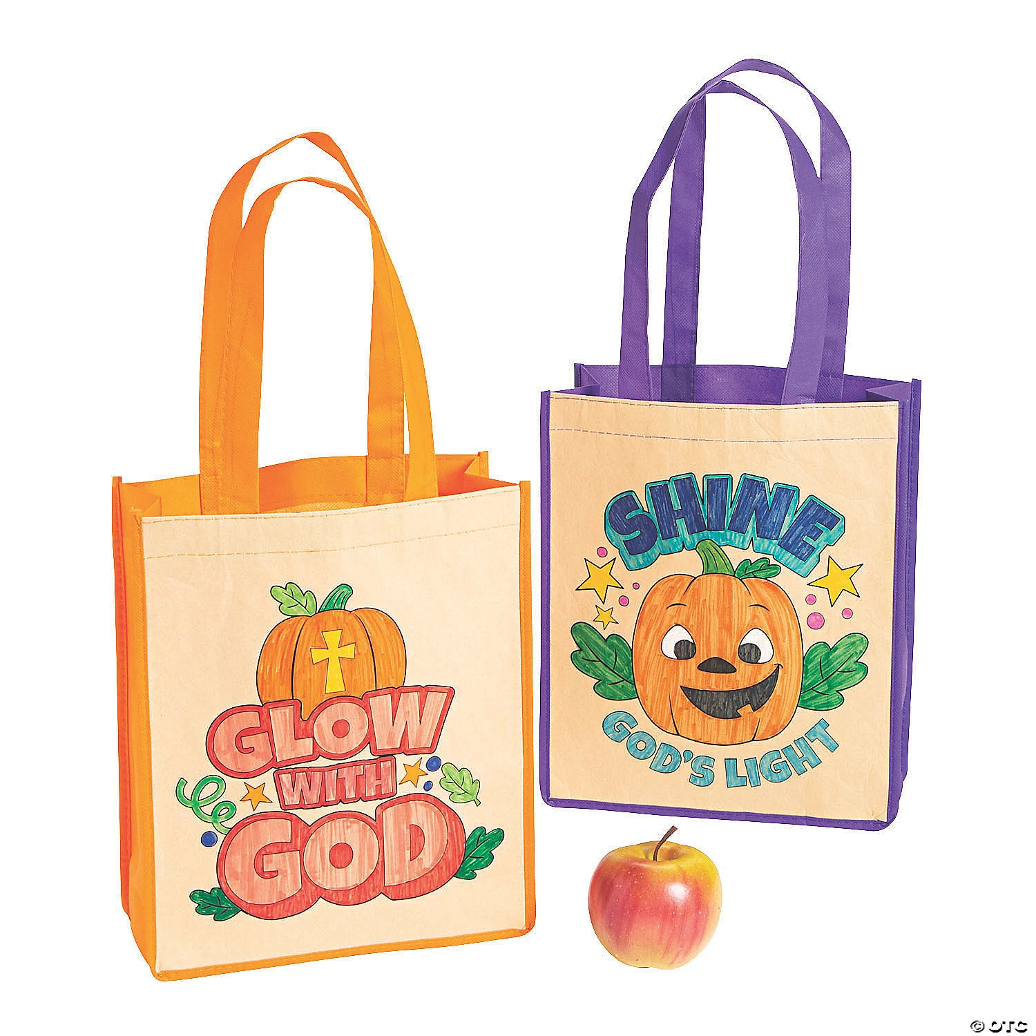 Brand new π₯° Color Your Own Medium Christian Pumpkin Halloween Nonwoven Tote Bags - 12 Pc. β€οΈ 2 Brand new π₯° Color Your Own Medium Christian Pumpkin Halloween Nonwoven Tote Bags - 12 Pc. β€οΈ - Image 2