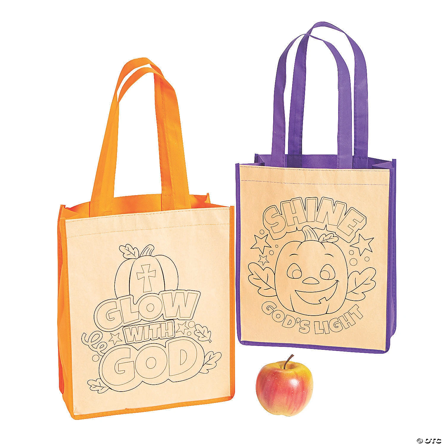 Brand new π₯° Color Your Own Medium Christian Pumpkin Halloween Nonwoven Tote Bags - 12 Pc. β€οΈ 1 Brand new π₯° Color Your Own Medium Christian Pumpkin Halloween Nonwoven Tote Bags - 12 Pc. β€οΈ