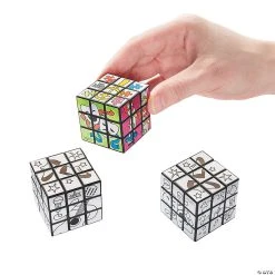 Promo ⌛ Color Your Own Mini Studio VBS Puzzle Cubes - 12 Pc. 🔔