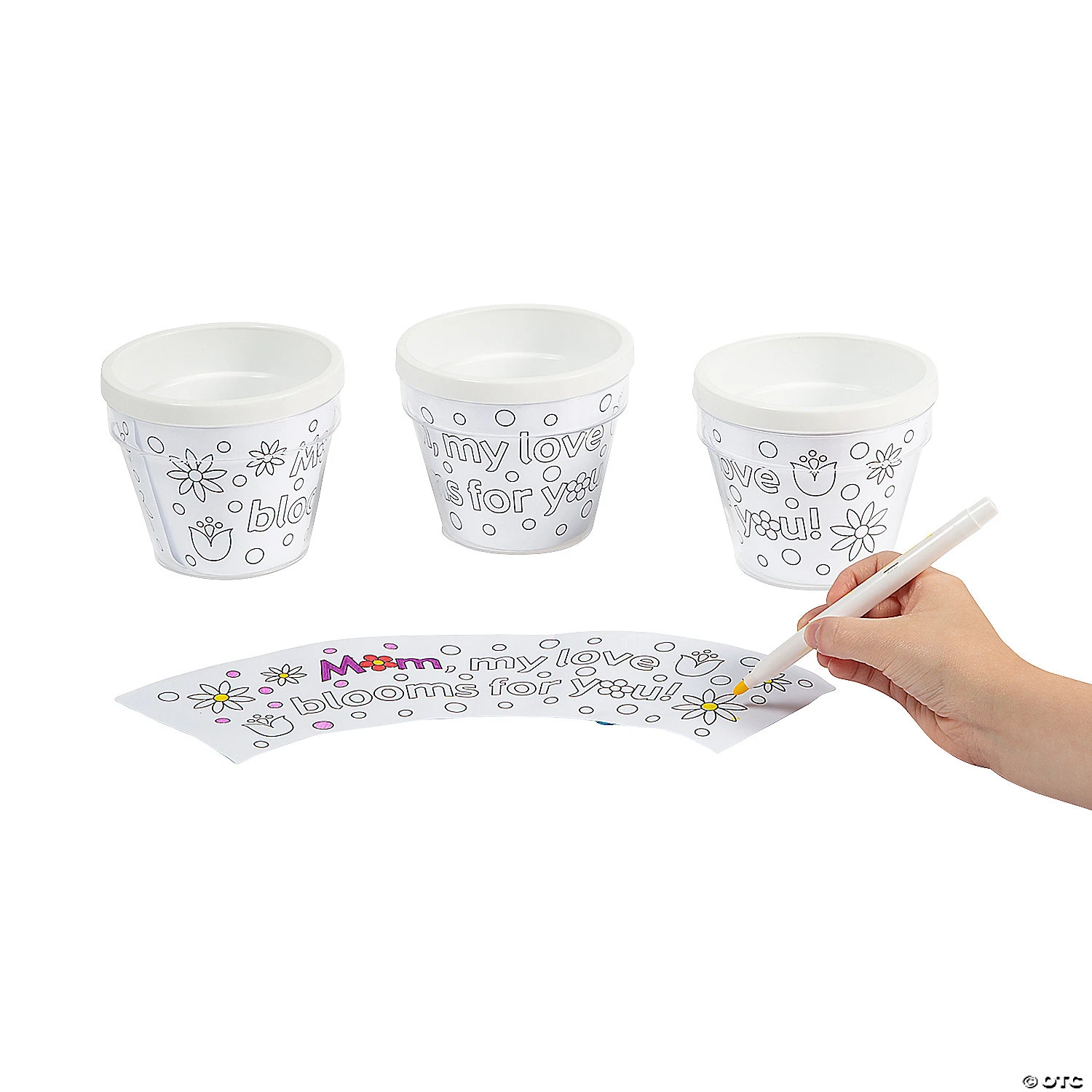 Hot Sale π Color Your Own Mom Artist Flowerpots - 12 Pc. π 1 Hot Sale π Color Your Own Mom Artist Flowerpots - 12 Pc. π
