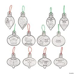 Top 10 ๐ Color Your Own Names of Jesus Ornaments - 12 Pc. ๐