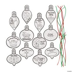 Top 10 🎉 Color Your Own Names of Jesus Ornaments - 12 Pc. 👍 -Religious Crafts Sales color your own names of jesus ornaments 12 pc 14148303 a02