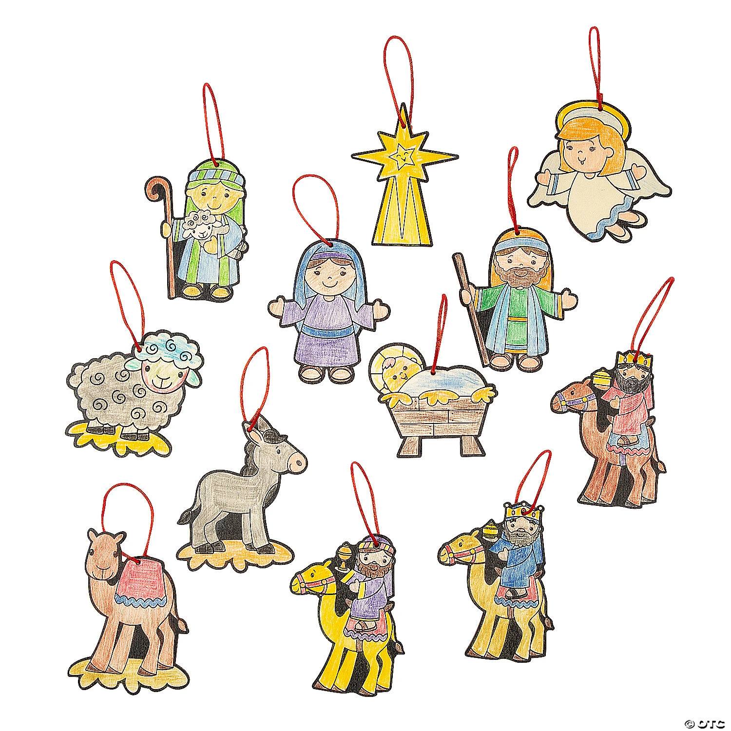 Best deal π₯ Color Your Own Nativity Character Christmas Ornaments - 12 Pc. π 2 Best deal π₯ Color Your Own Nativity Character Christmas Ornaments - 12 Pc. π - Image 2