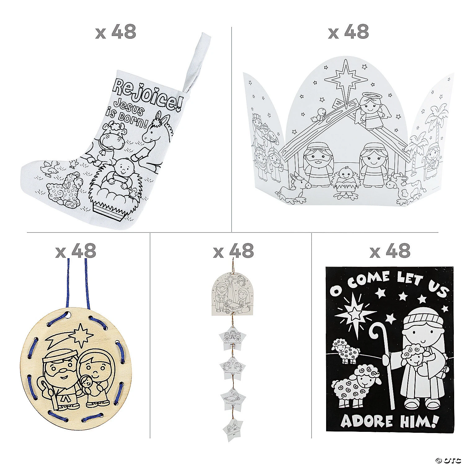Best Pirce π€© Color Your Own Nativity Craft Kit Assortment for 48 π 2 Best Pirce π€© Color Your Own Nativity Craft Kit Assortment for 48 π - Image 2