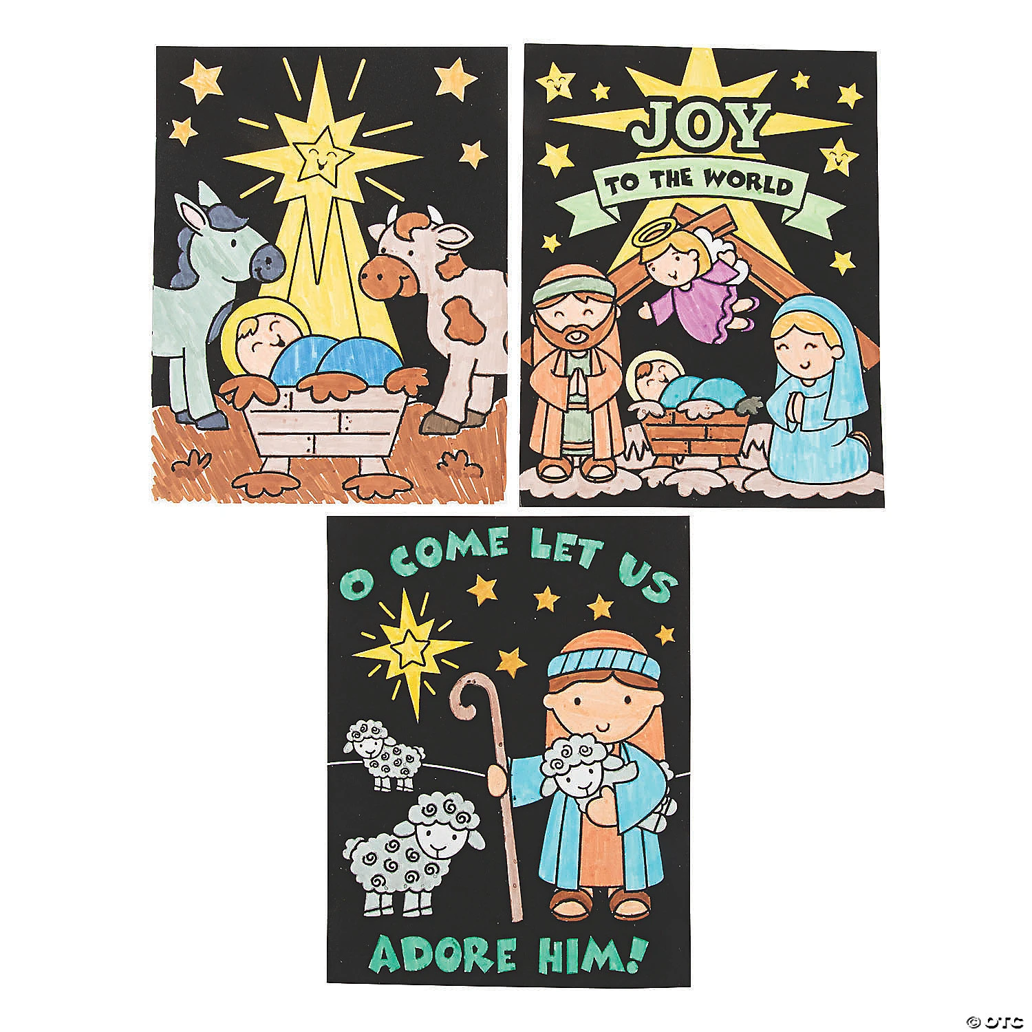Best Sale π Color Your Own Nativity Fuzzy Posters - 48 Pc. π 2 Best Sale π Color Your Own Nativity Fuzzy Posters - 48 Pc. π - Image 2