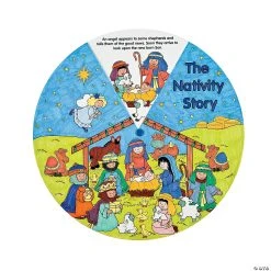 Outlet π Color Your Own Nativity Wheels - 12 Pc. βοΈ